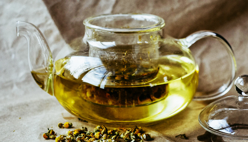 green tea has a skin-care effect